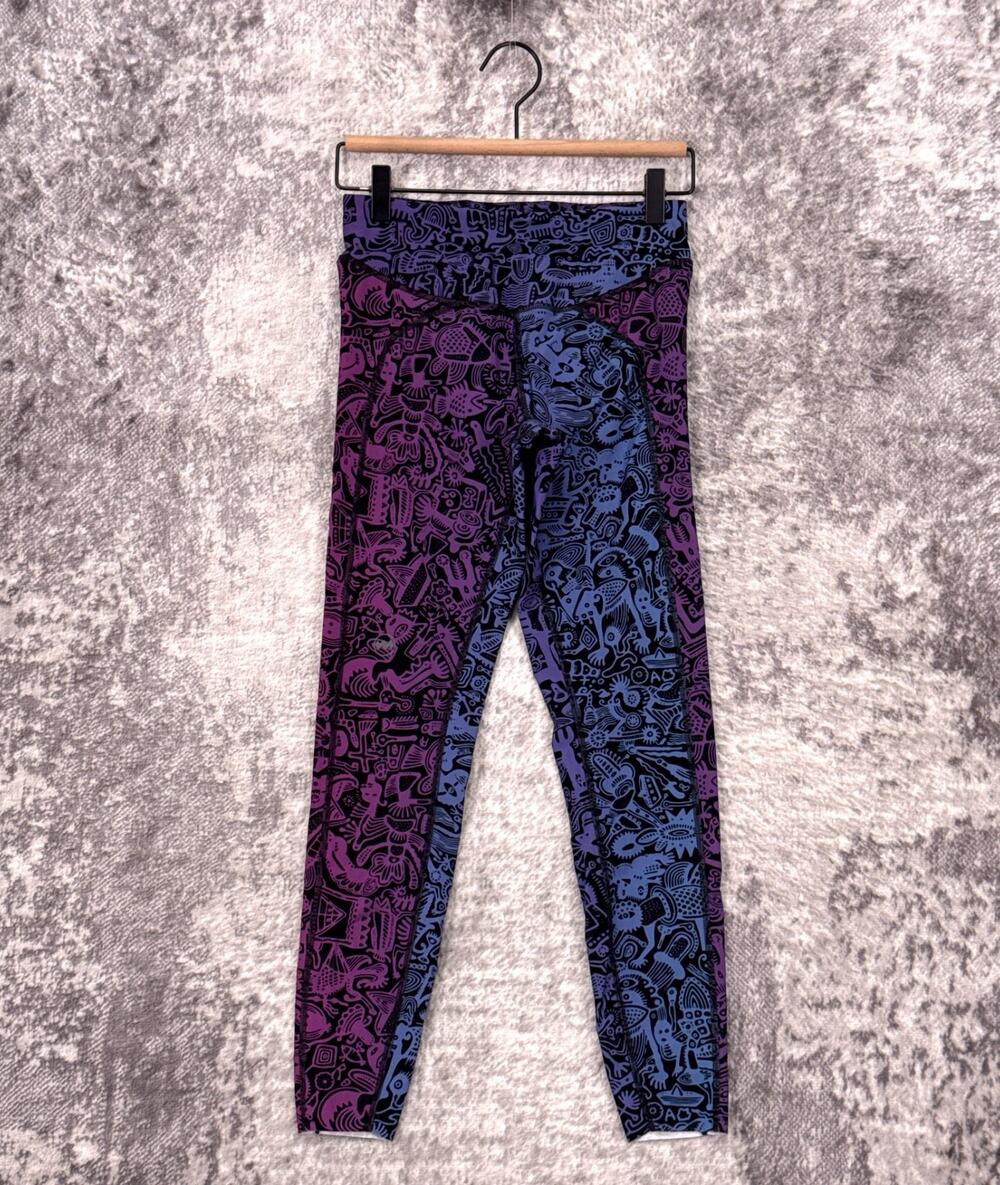 Janji Groundwork 2.0 Tight XS Womens Abstract Print 7/8